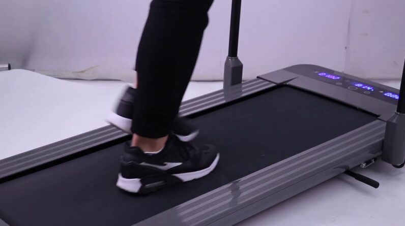 VEVOR Treadmill Under Desk Treadmills Walking Pad Workout With Fodable Handrail
