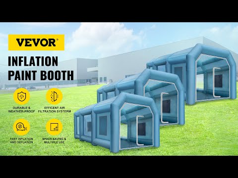 VEVOR Inflatable Paint Booth Spray Paint Booth Powerful Blowers Inflatable Car Paint Booth
